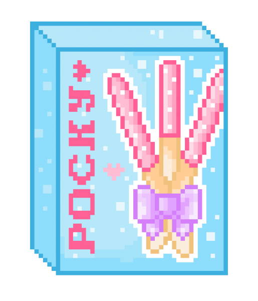 Милые пиксельные предметы