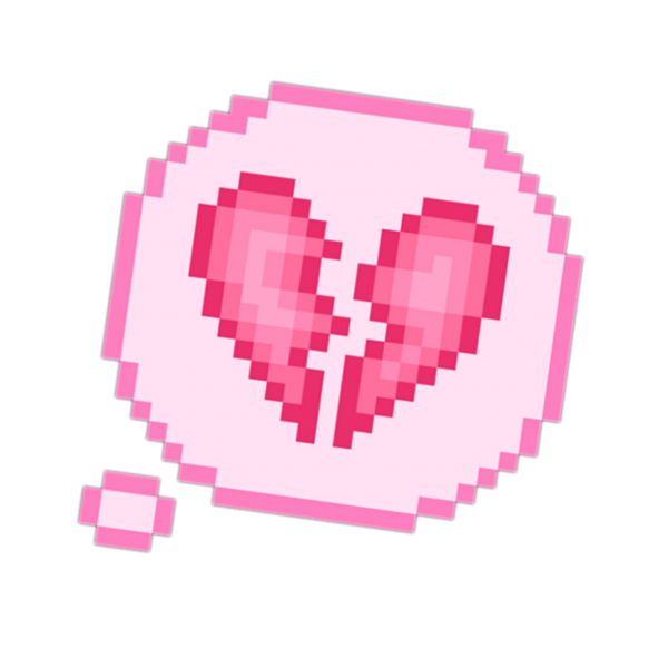 Розовые пиксельные вещи