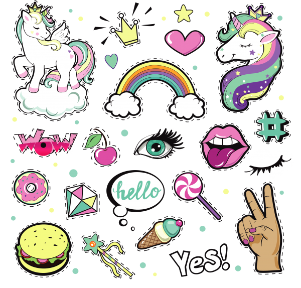 Наклейки для срисовки