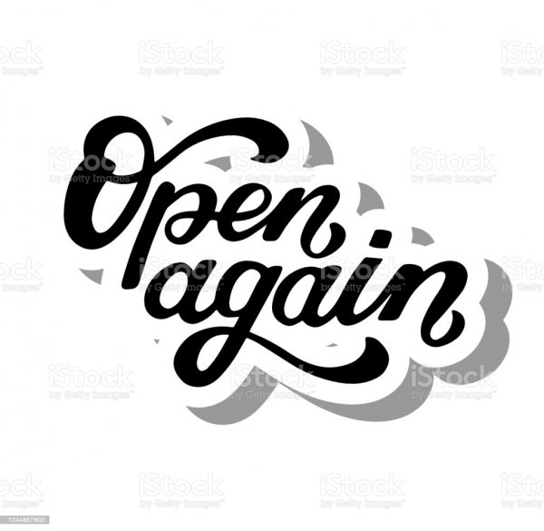 Soon we open to shop Letters