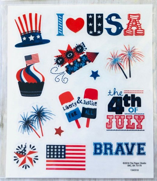 Тематические наклейки США