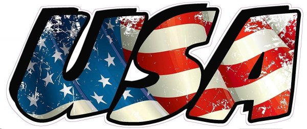 Надпись стиль в США