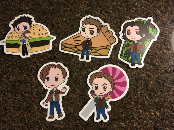 Стикеры сверхъестественное