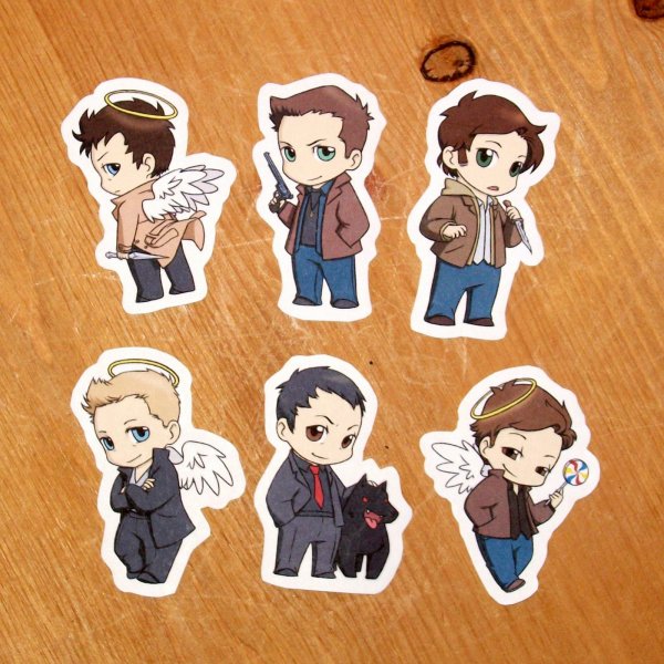 Стикеры сверхъестественное