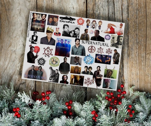 Стикеры сверхъестественное