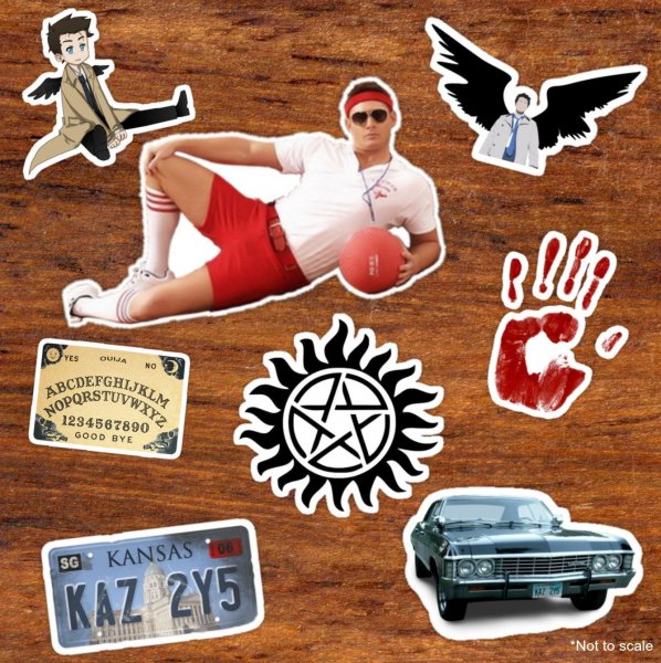 Стикеры сверхъестественное