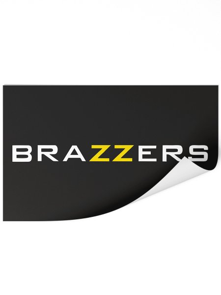 Наклейка "brazzers" a6