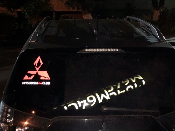 Наклейки Mitsubishi Outlander Sport