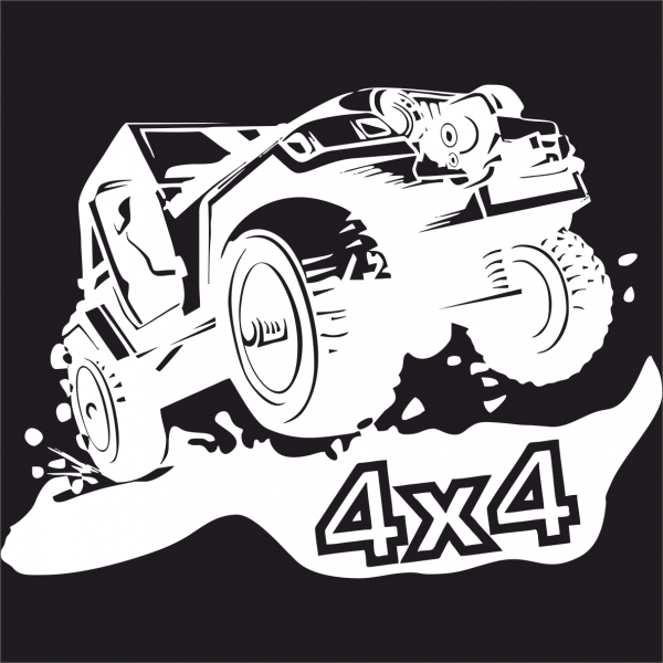 Наклейки 4x4