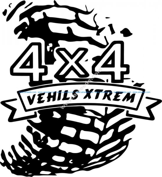 Наклейки 4x4 off Road
