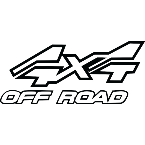 4х4 наклейка