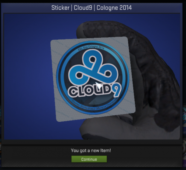 Cloud9 CS go наклейка