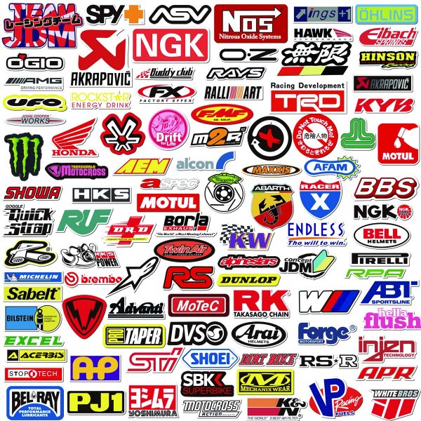 Наклейки на гоночные машины