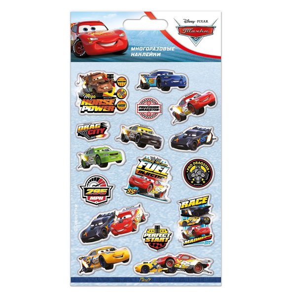 Наклейки 3d Тачки-1 110х200 мм