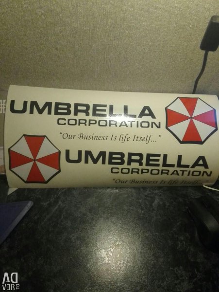 Umbrella Corporation наклейка на авто