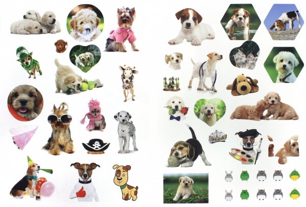 Наклейки "собаки"
