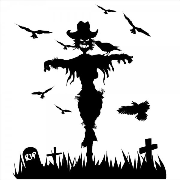 Стикеры наклейки Хэллоуин аниме