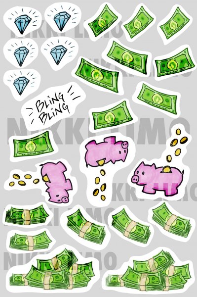 Стикер купюра