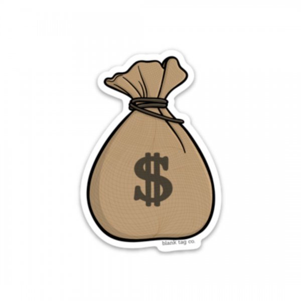 Денежный мешочек Стикеры