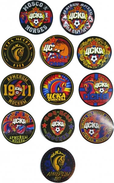 ПФК ЦСКА наклейки