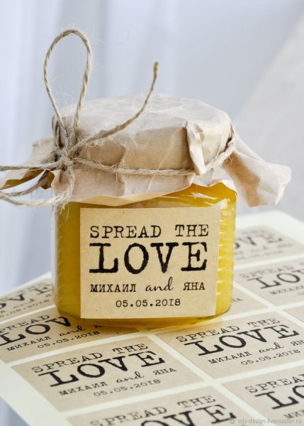 Этикетка на мед