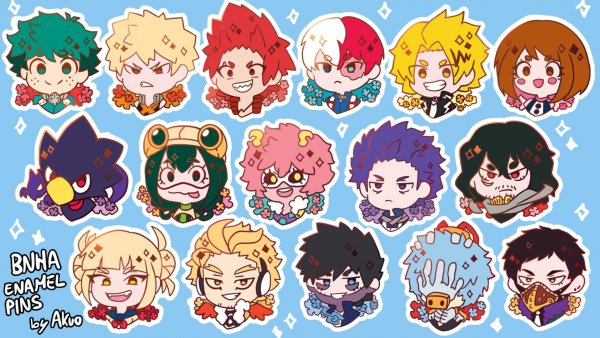 Моя геройская Академия Стикеры