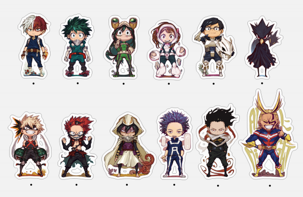 Наклейки аниме моя геройская Академия