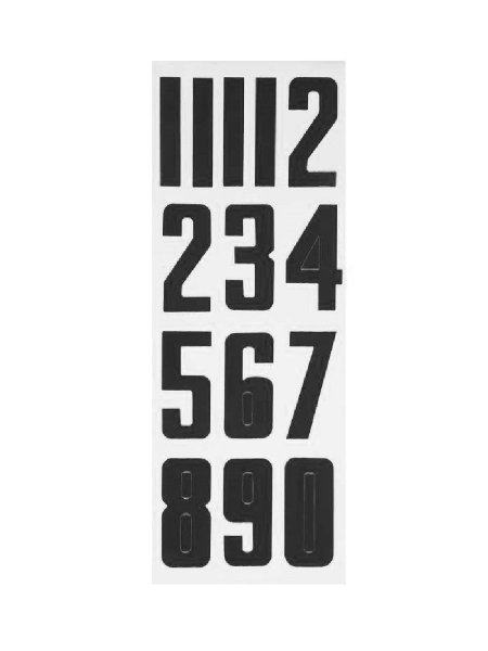 Гоночные номера наклейки