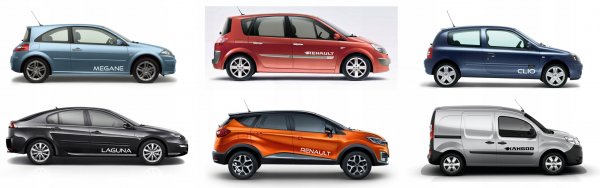 Renault Megane наклейки