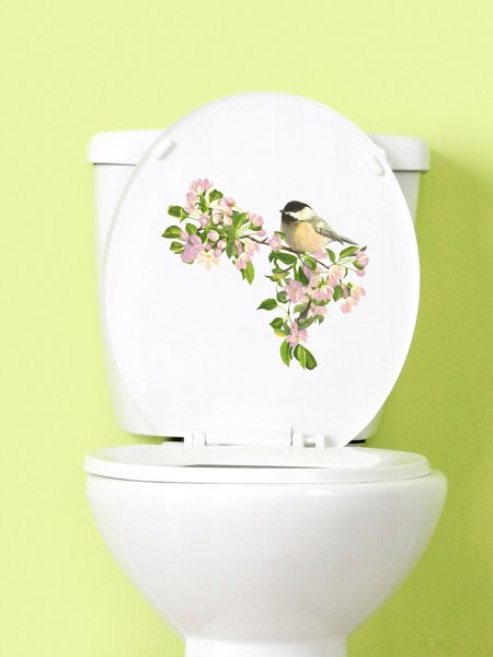 Наклейки в туалет на стену