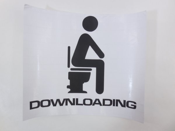 Наклейка на дверь туалета прикольные