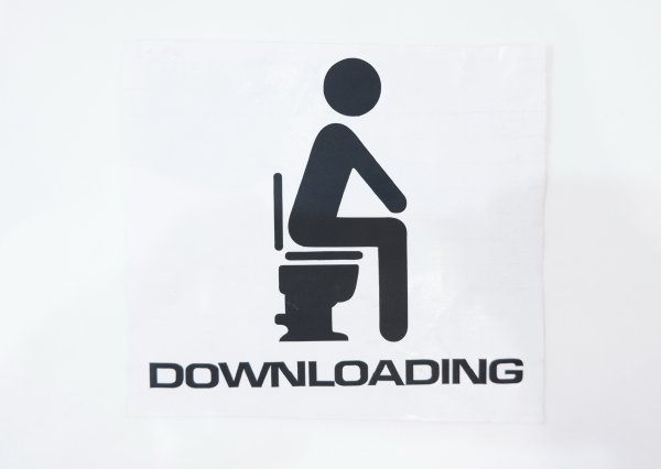 Значок туалета на дверь