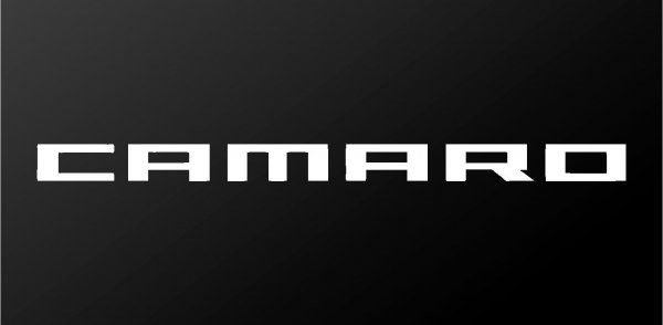 Chevrolet Camaro надпись