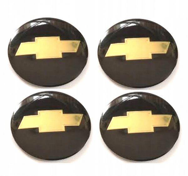 Наклейки на колпачки дисков с логотипом Шевроле