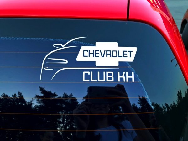 Значок Шевроле наклейка