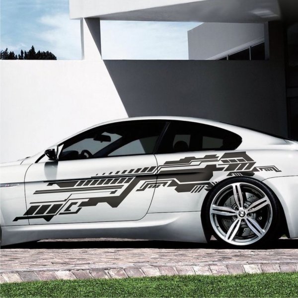 Стильные наклейки на авто