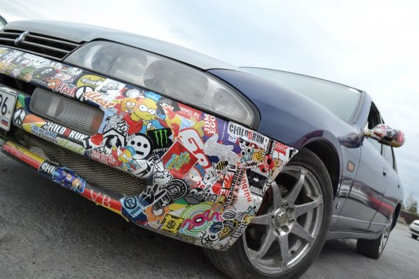 Стикербомбинг JDM
