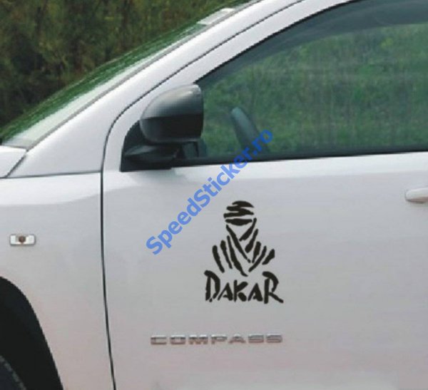 Дакар логотип на машину