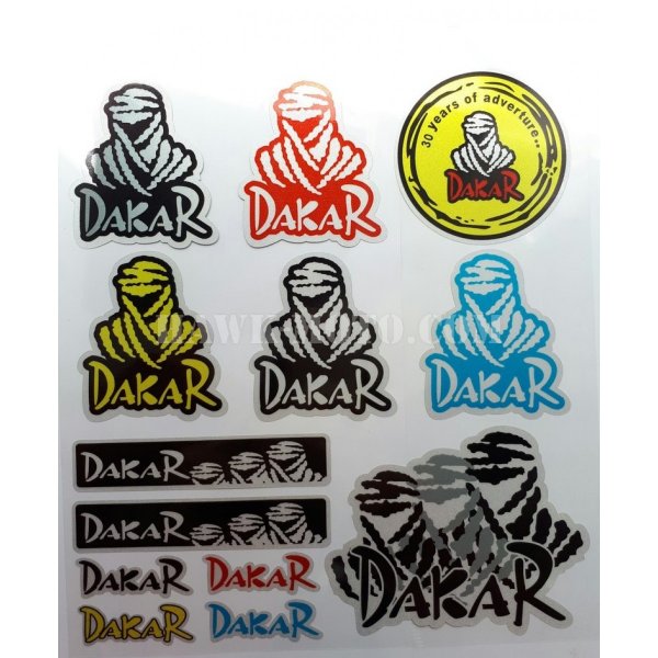 Наклейки набор Дакар