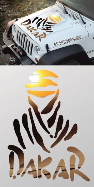 Наклейка Dakar telefonica