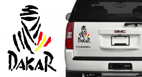 Наклейка Дакар на капот