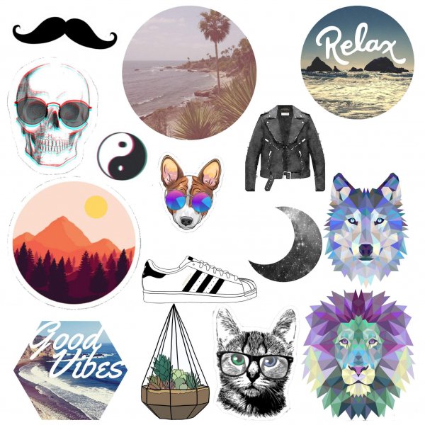 Модные Стикеры