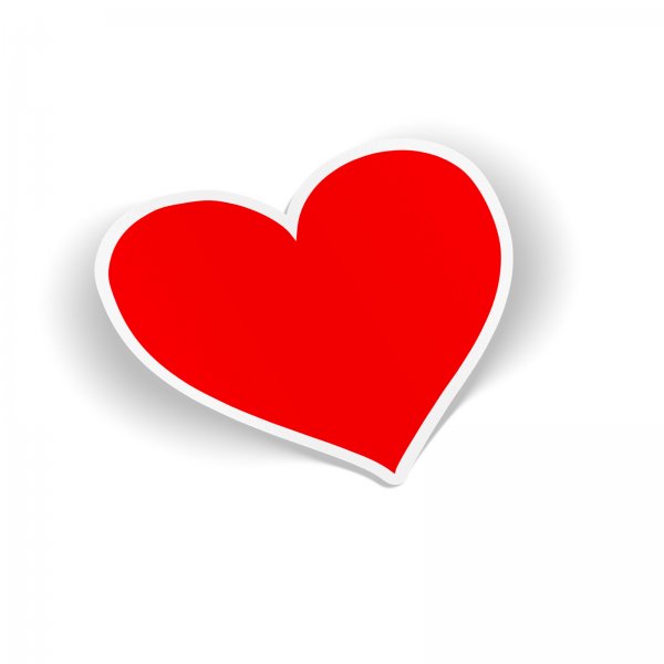 Наклейки "сердечки"