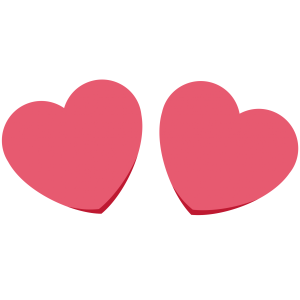 Сердечки в глазах