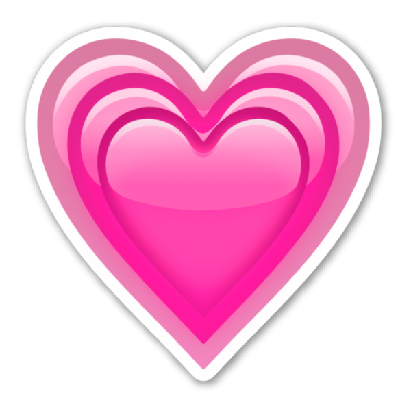 Розовые сердечки