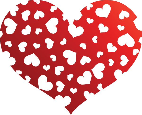 Сердце валентинка