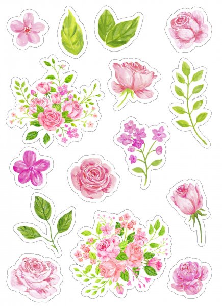 Высечки для скрапбукинга цветы