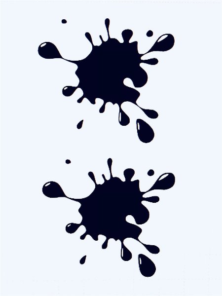 Клякса наклейка на машину