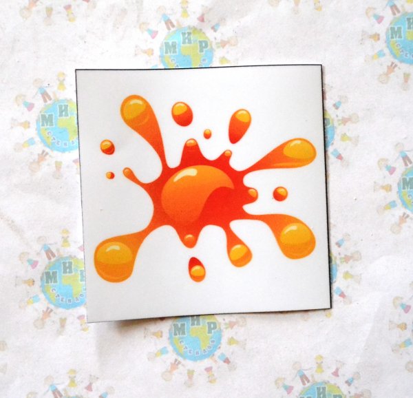 Клякса наклейка на машину