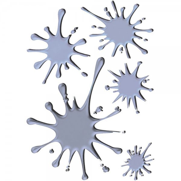 Кляксы краски